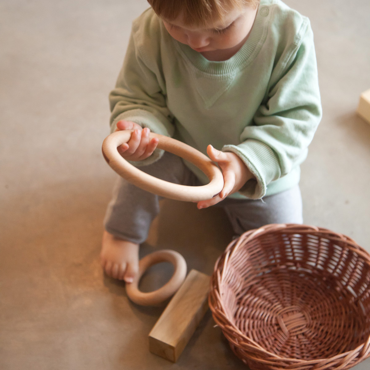 Holzring groß Einzelstück