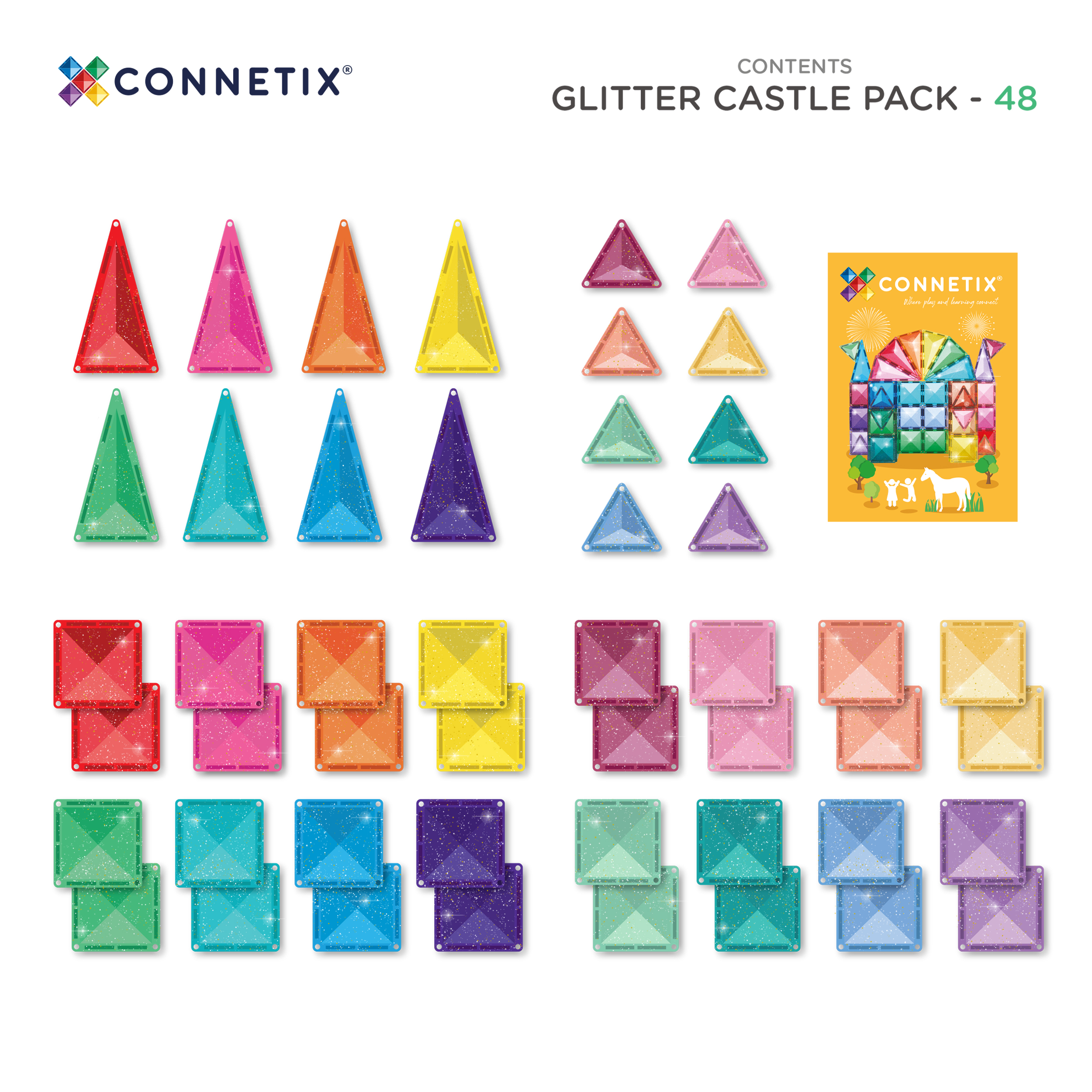 Glitter Castle Pack 48 tlg.
