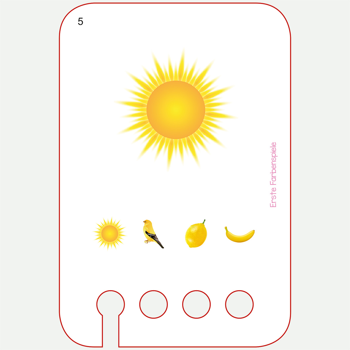 Lochkasten Kartensatz 2+ Erste Farbenspiele