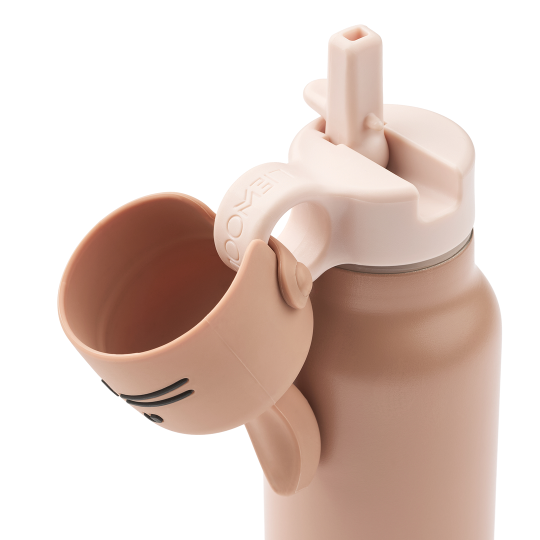  Trinkflasche Falk mit Silikondeckel Hase Pale tuscany