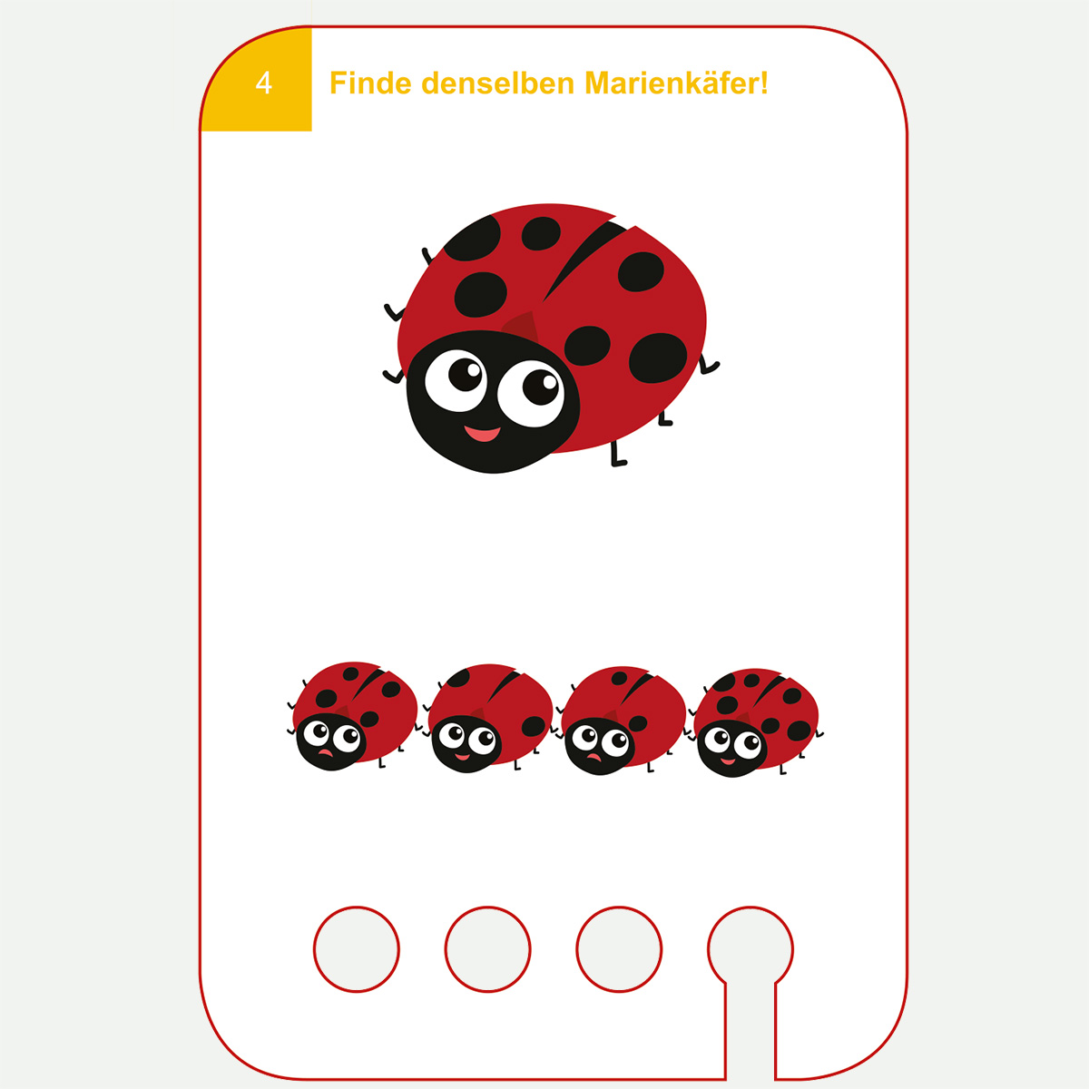 Lochkasten Kartensatz 4+ Wahrnehmungsspiele