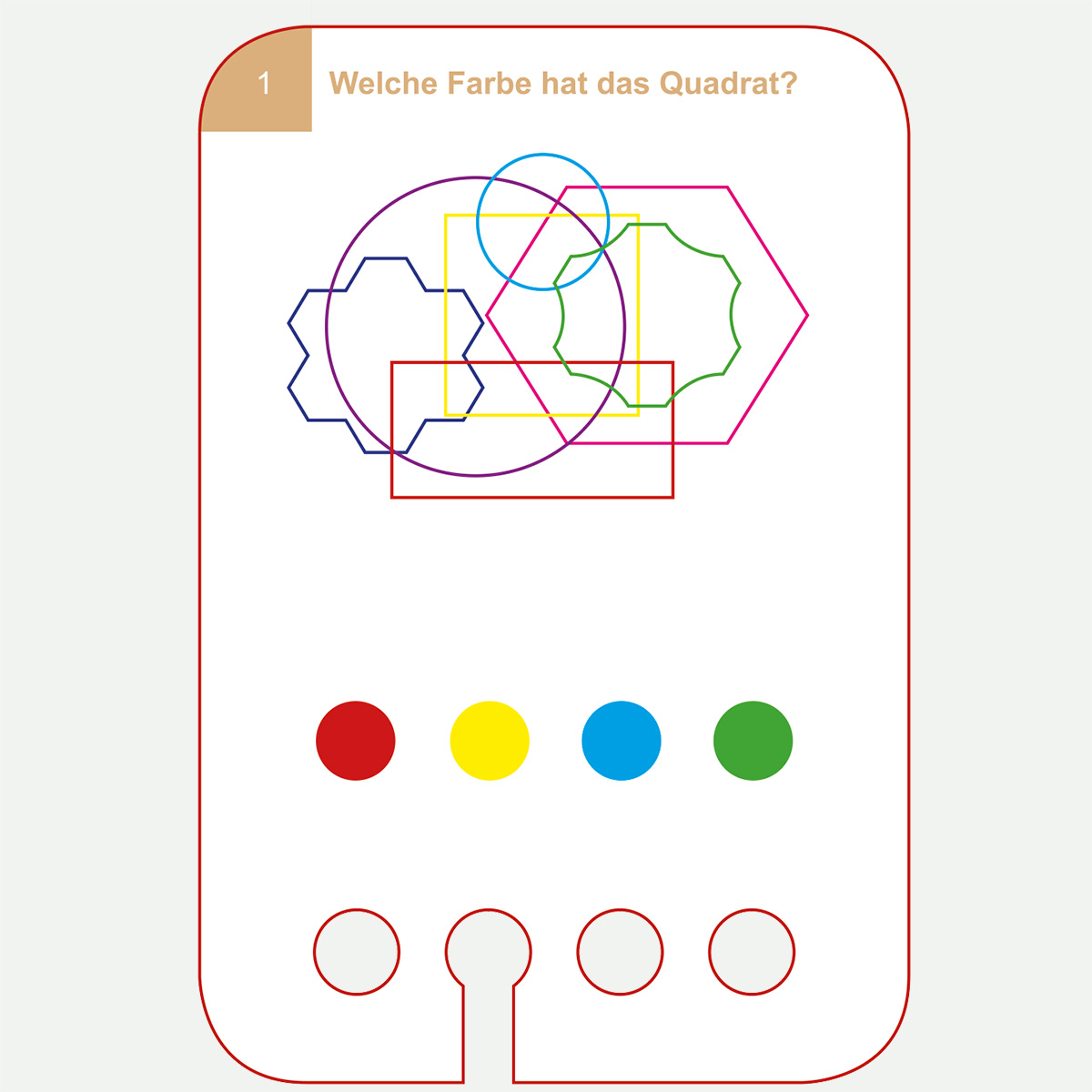 Lochkasten Kartensatz 6+ Intelligenz Training