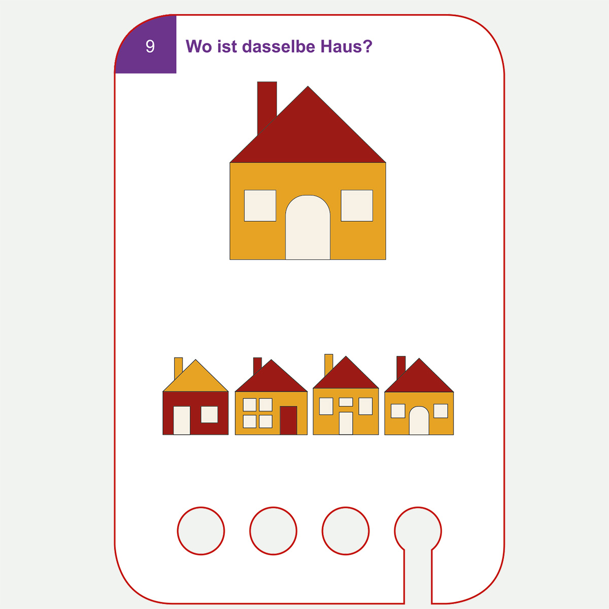 Lochkasten Kartensatz 3+ Erste Denkspiele