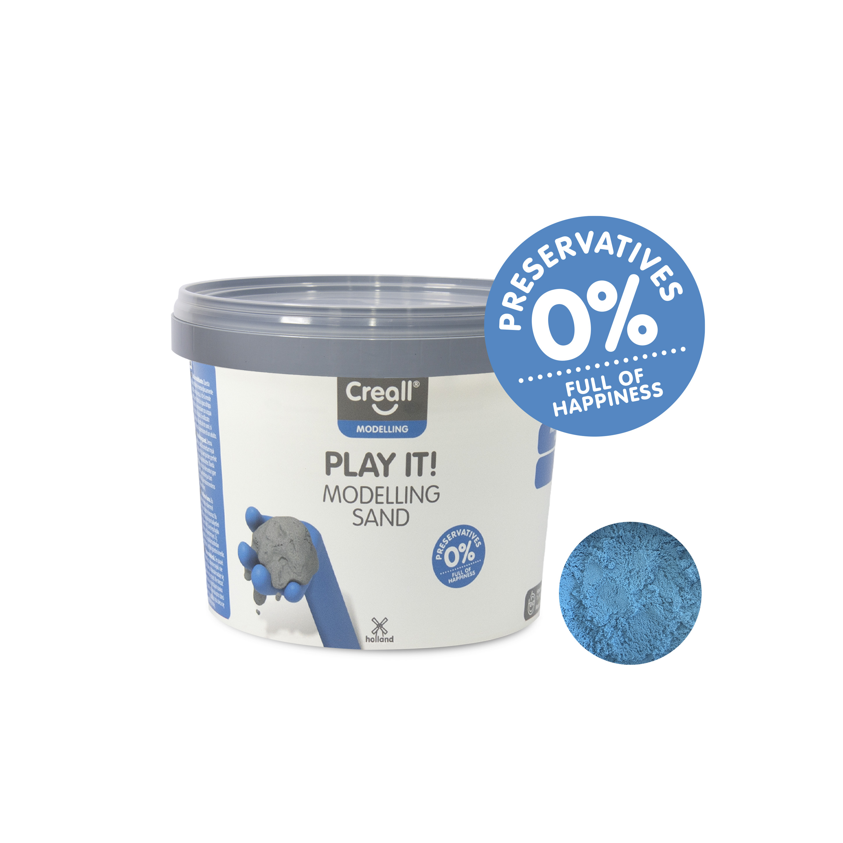 Kinetischer Sand Blau