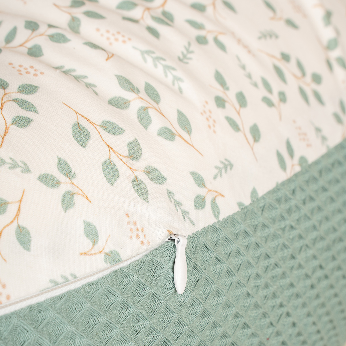 Stillkissenbezug Floral Grün