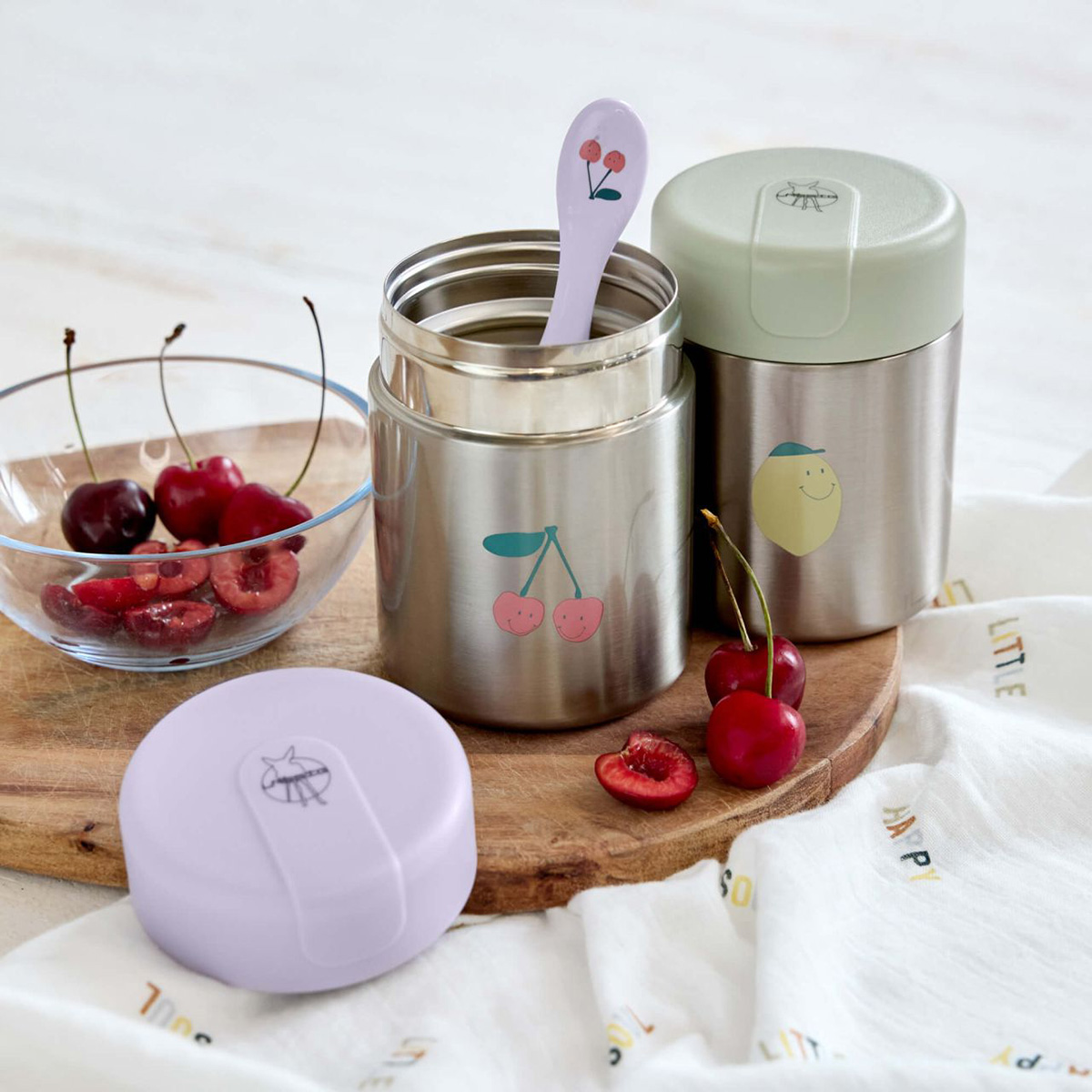 Thermo Lunchbox Happy Fruits Lemon