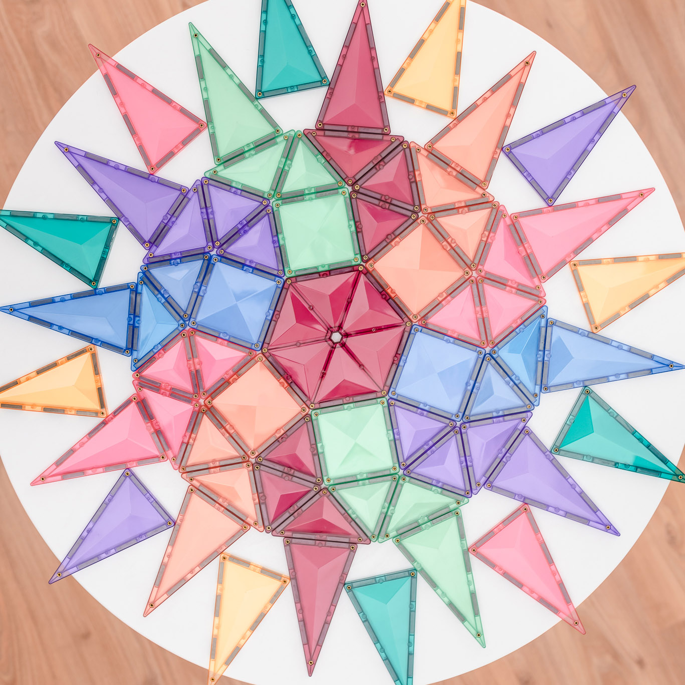 Magnetbausteine Mega Pack Pastel 202tlg.