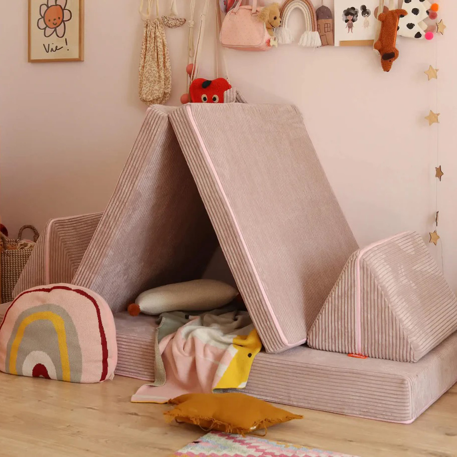 Spielsofa Cord Kirschblüte Rosa