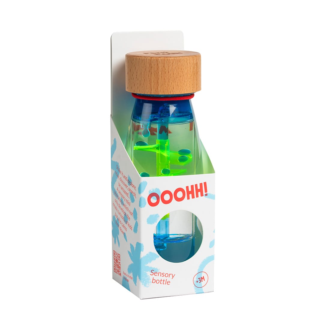 Sensorische Flasche Move Spiral Blue