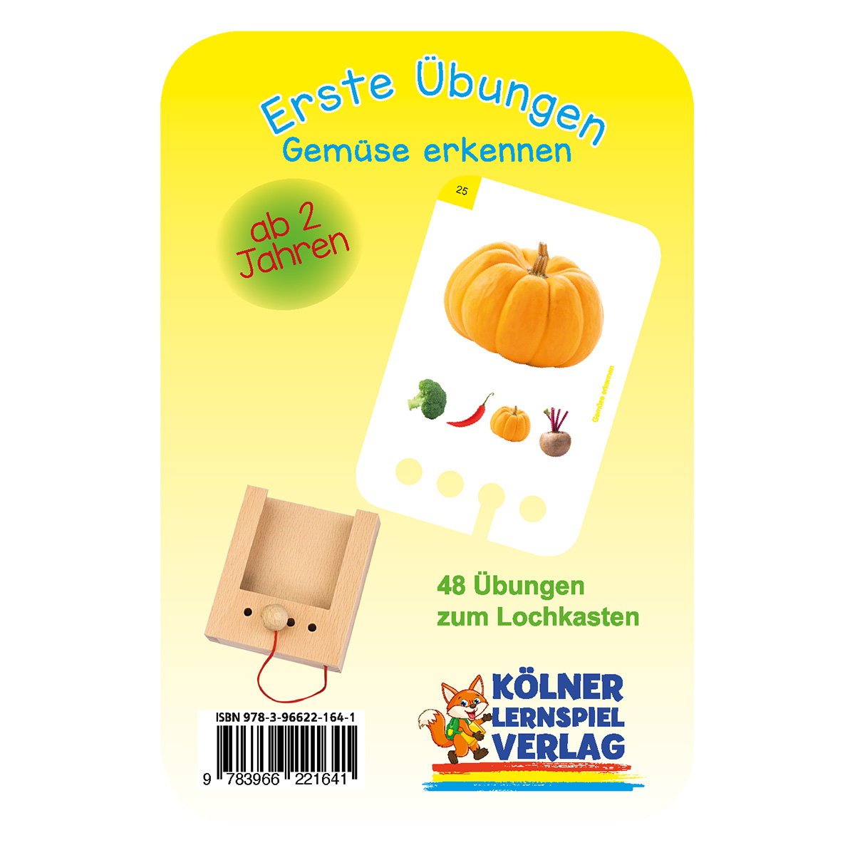 Lochkasten Kartensatz 2+ Gemüse erkennen