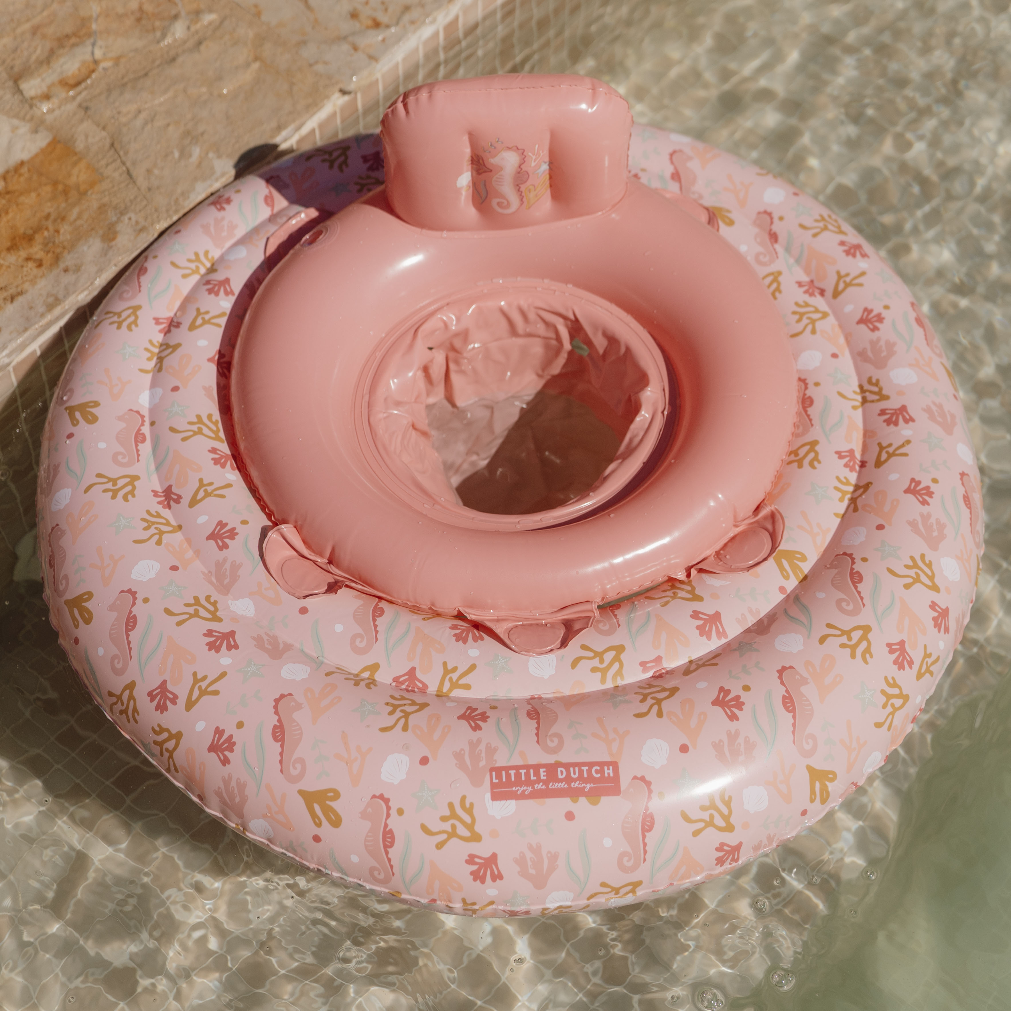 Baby-Schwimmring Ocean Dreams Rosa