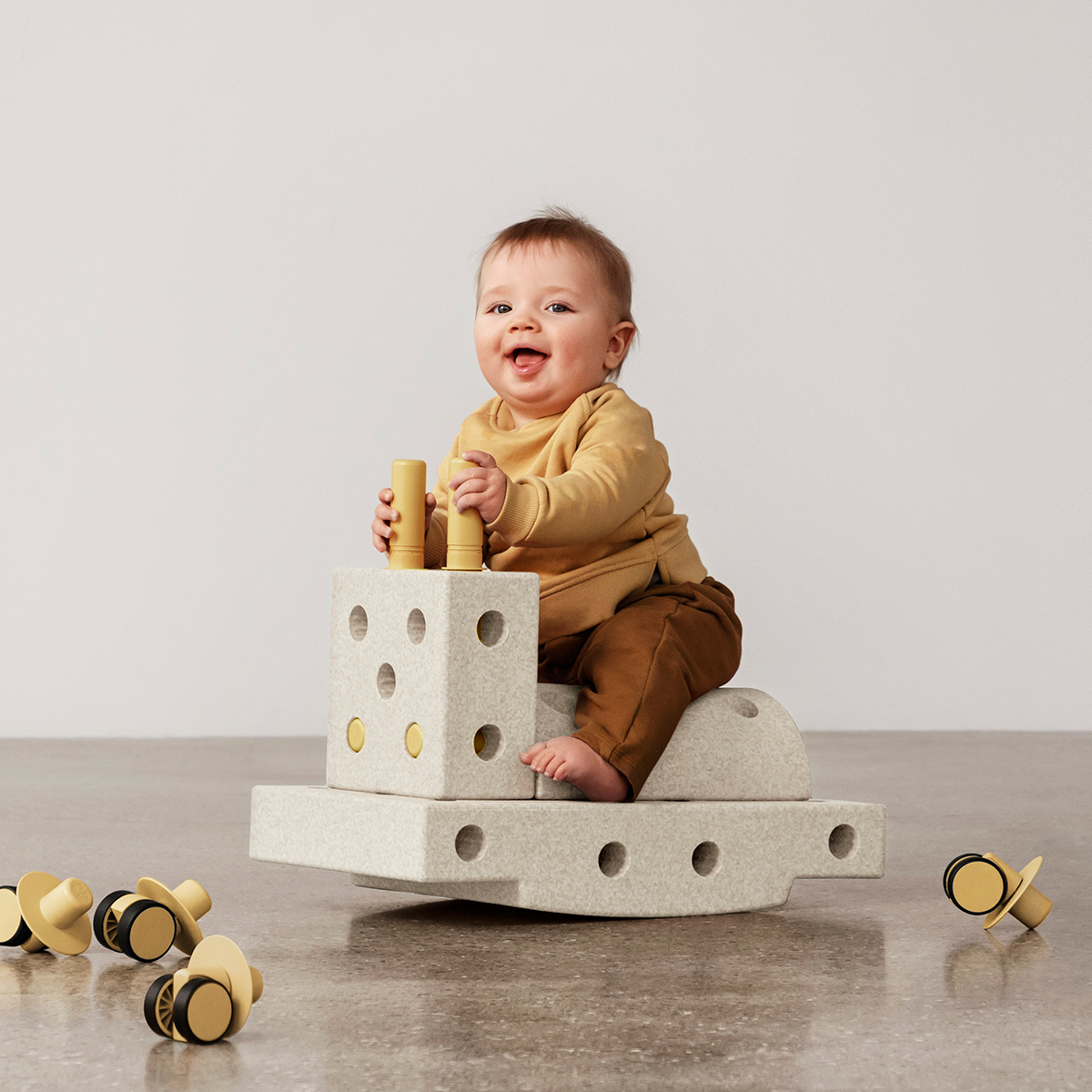 Curiosity-Set Sand Grey / Honey Yellow