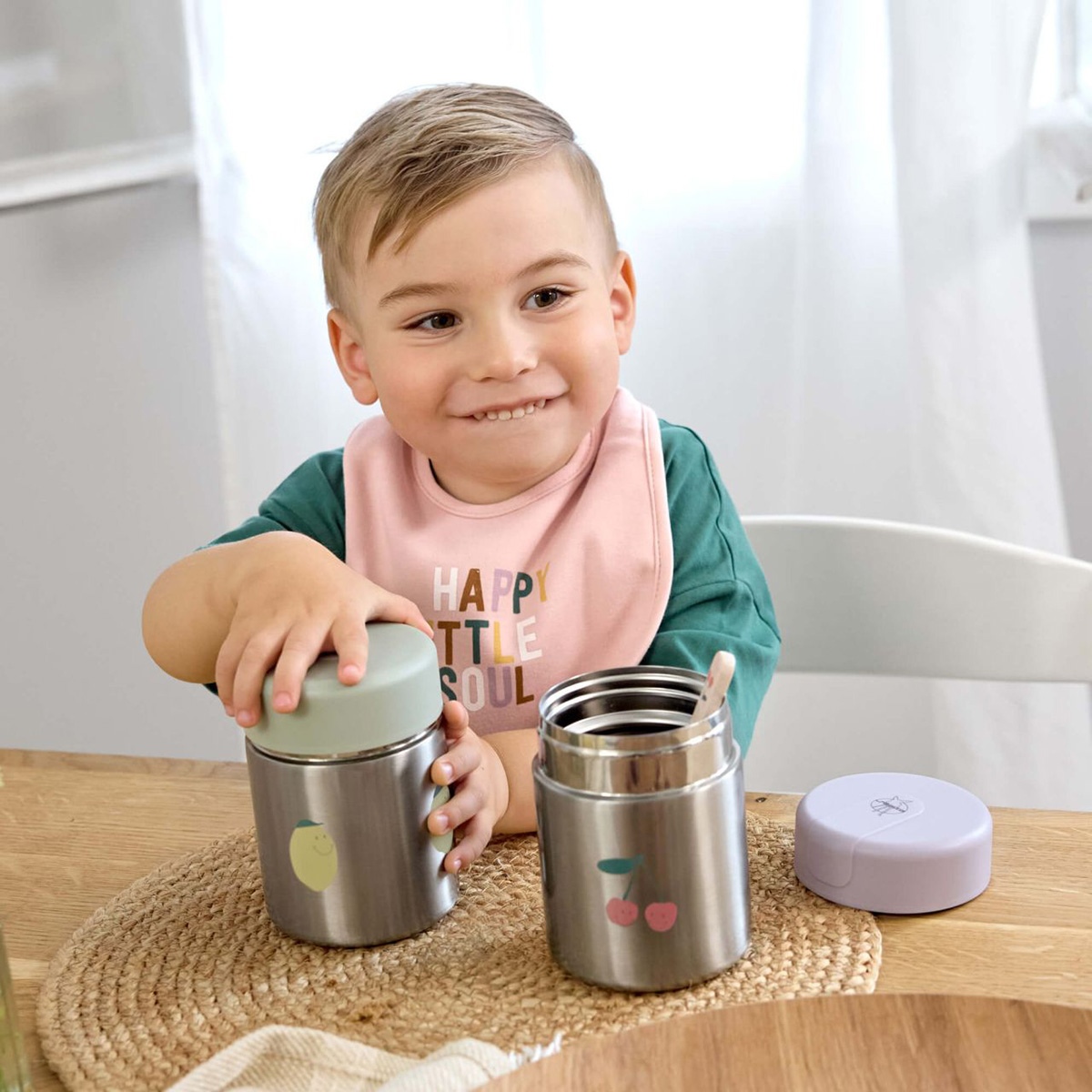 Thermo Lunchbox Happy Fruits Lemon